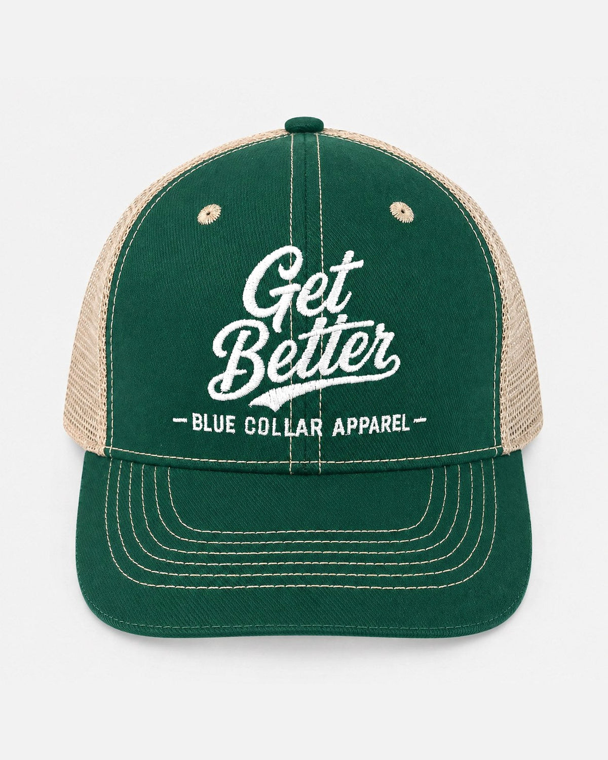 Get Better Trucker — Forest Green