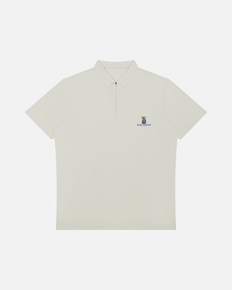 Men's Quarter-Zip Performance Polo Shirt