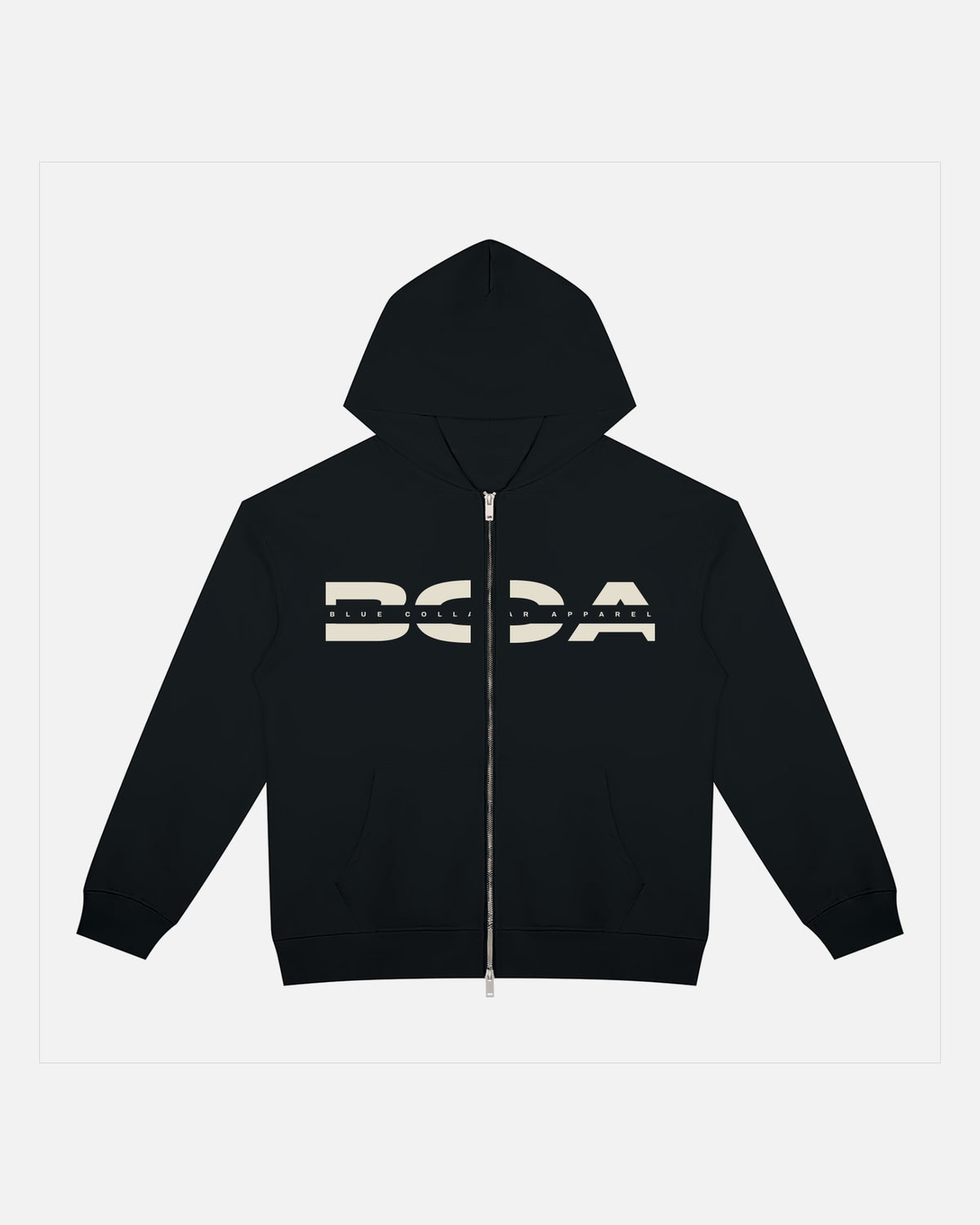 BCA Zip Hoodie — Wine Red / Green / Black / Navy