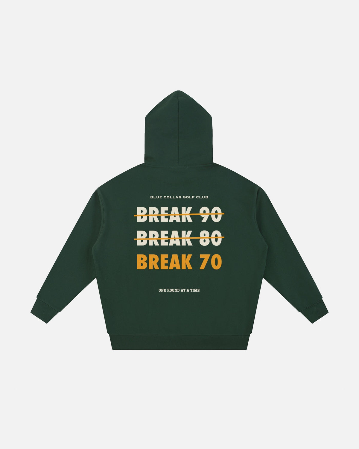 Break 70 Hoodie — Black / Green / Coffee