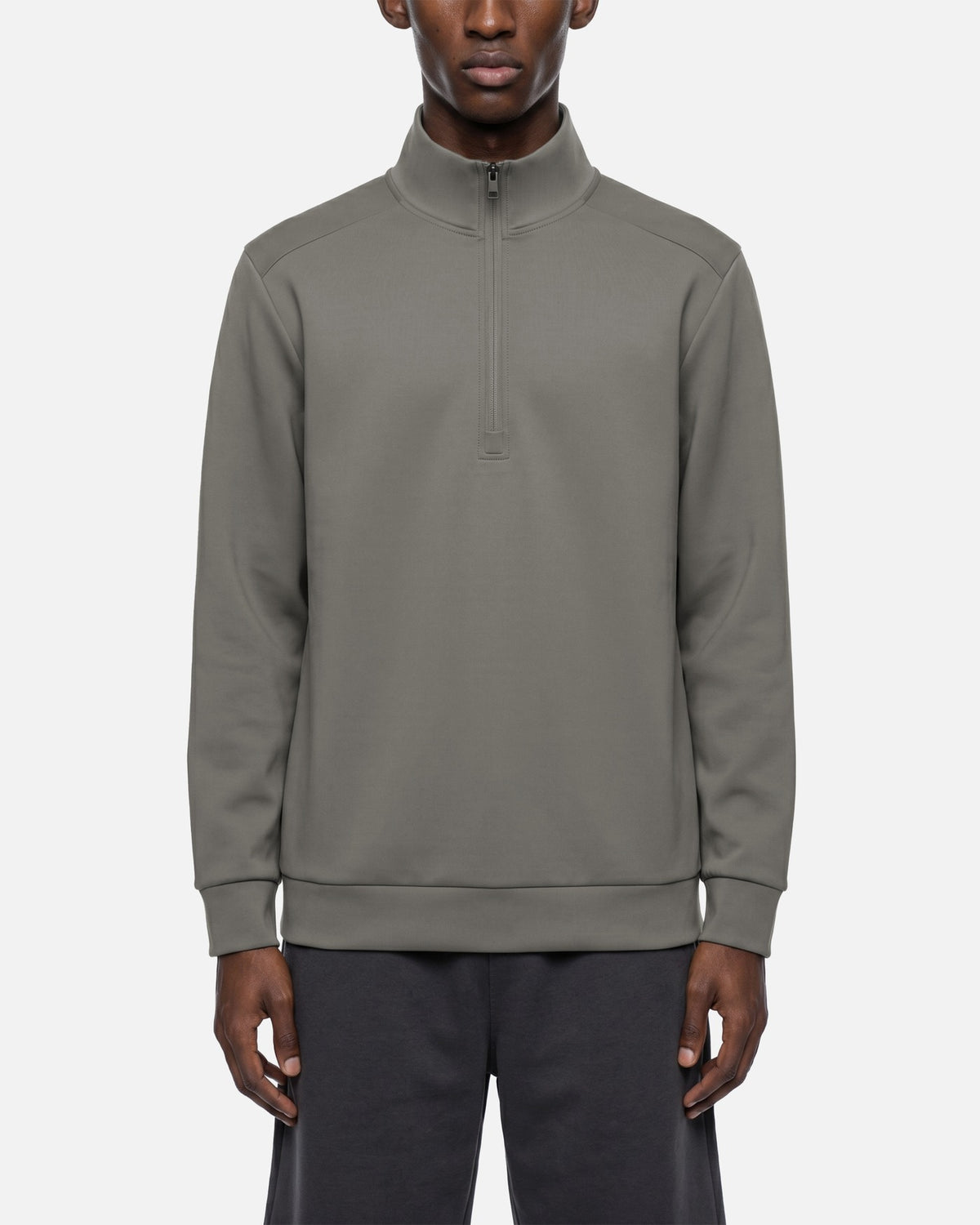 Blue Collar Quarter-Zip — White / Light Yellow