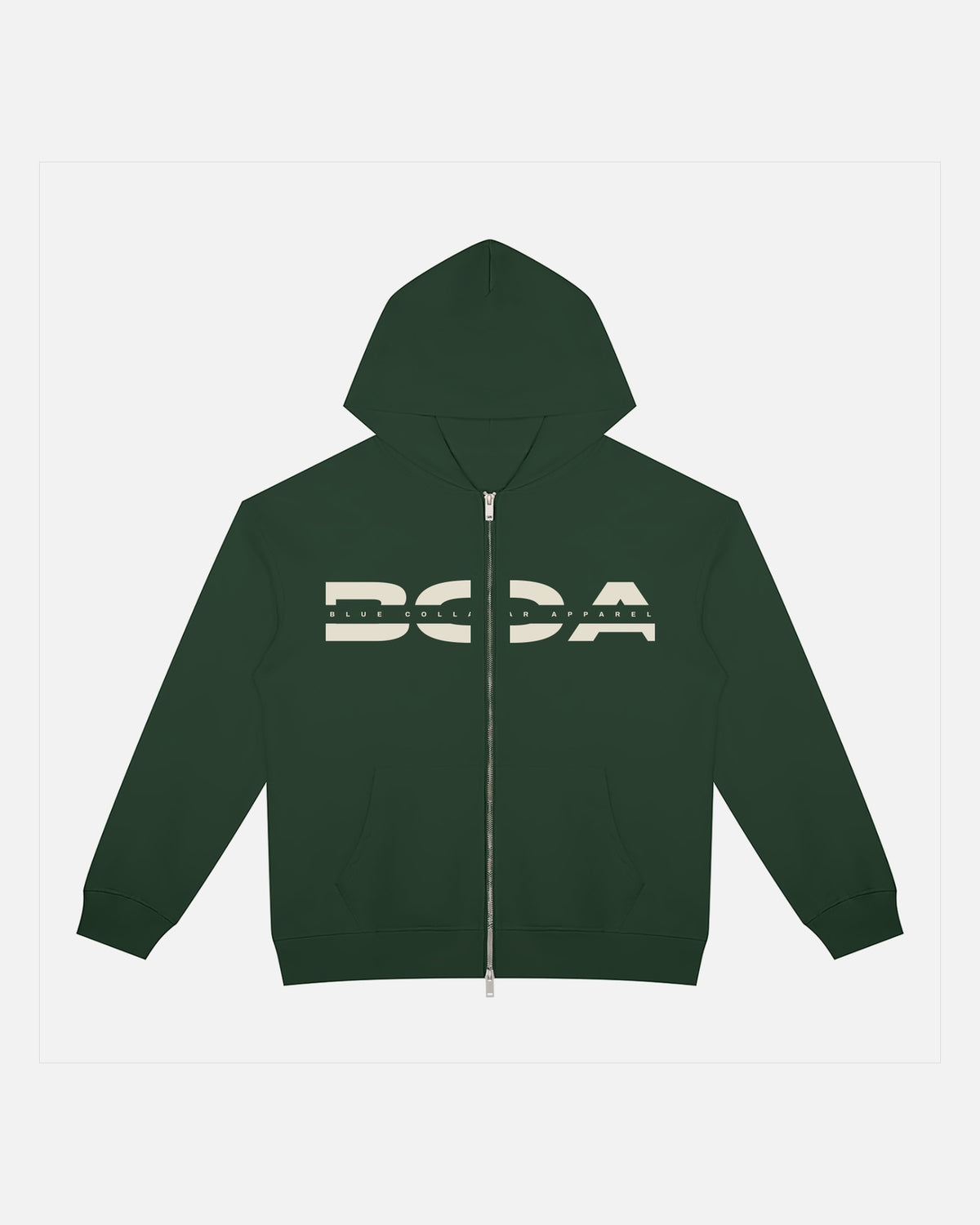 BCA Zip Hoodie — Wine Red / Green / Black / Navy