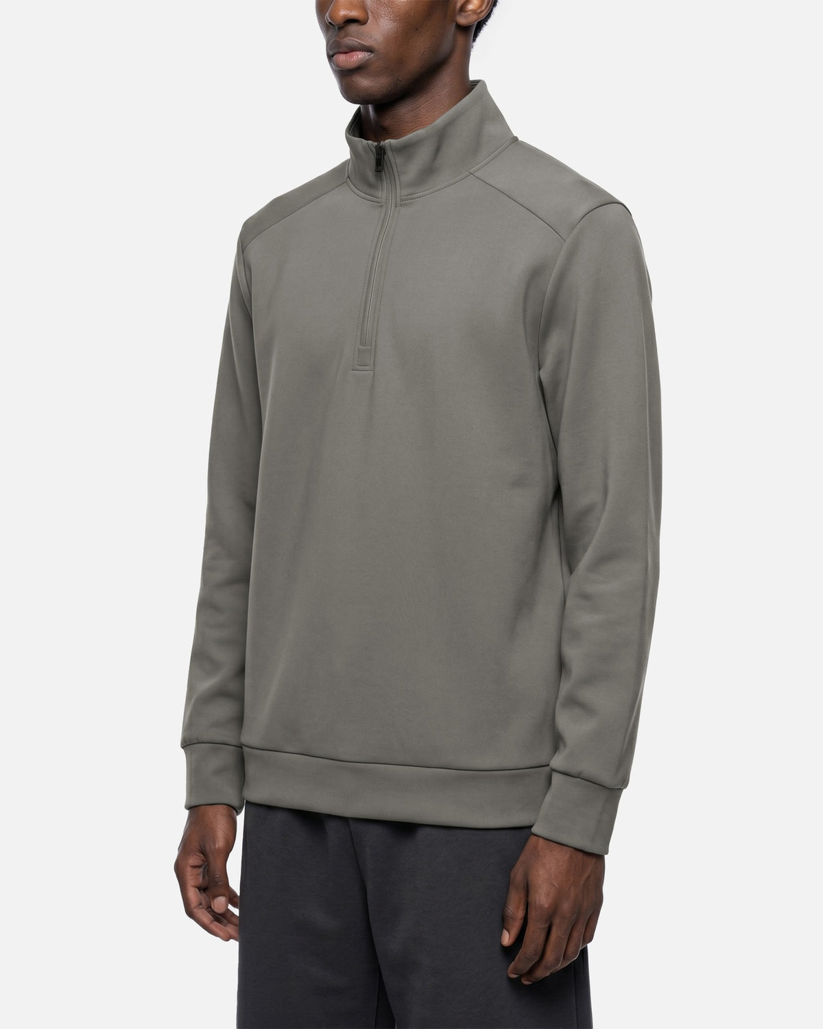 Blue Collar Quarter-Zip — White / Light Yellow