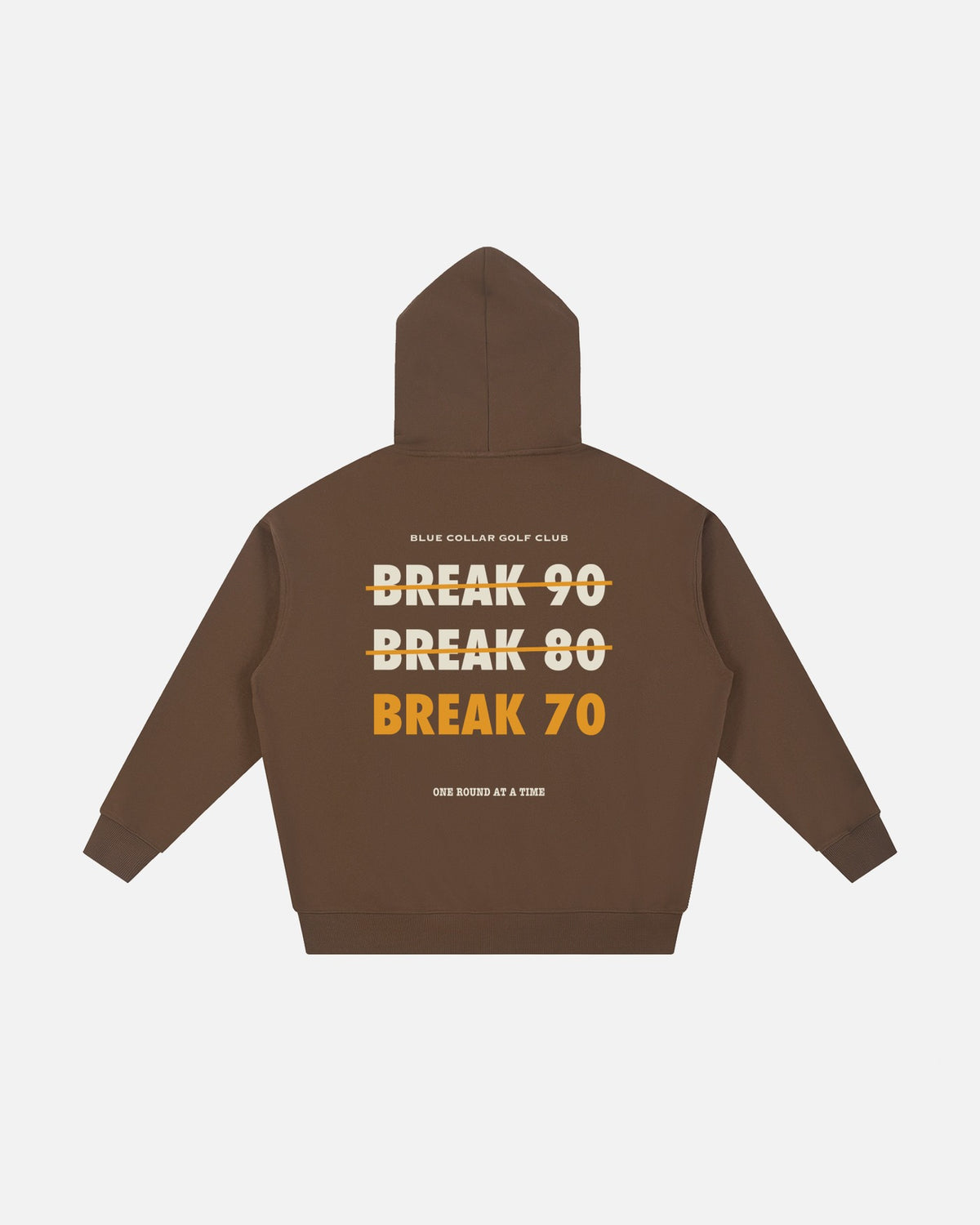 Break 70 Hoodie — Black / Green / Coffee