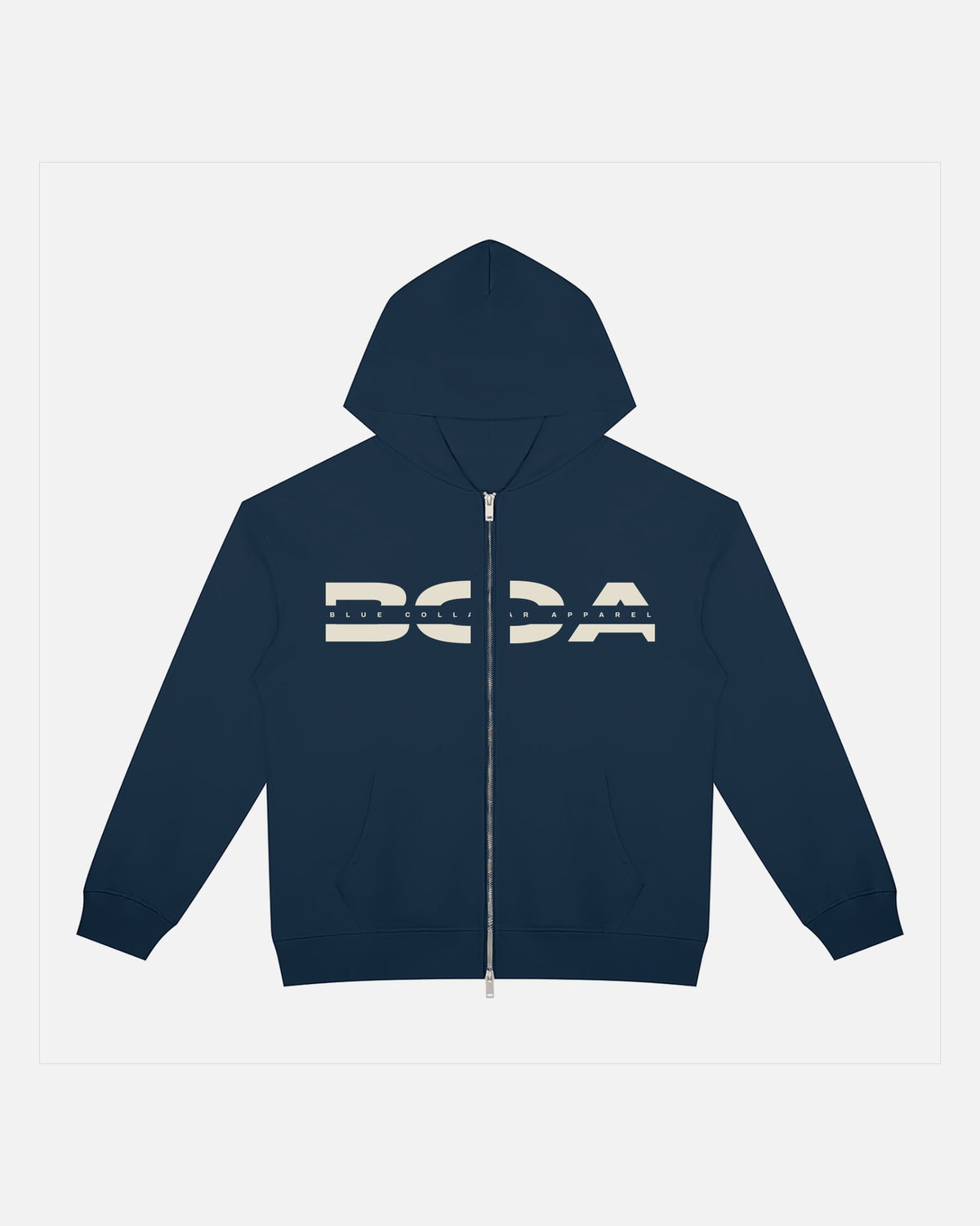 BCA Zip Hoodie — Wine Red / Green / Black / Navy